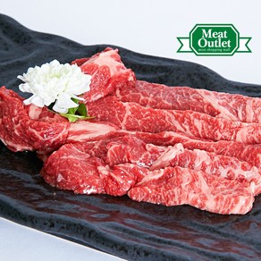 미트아울렛 숙성 냉장 꽃갈비살(갈비본살) 블랙앵거스 초이스급(구이용) 500g 미국산, 1개