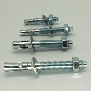 [종합볼트상]철웨지앙카세트(도금) M12x120mm 볼트 콘크리트앙카세트, 1개