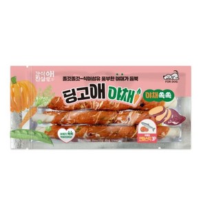 딩고애야채 마블링 연어스틱M 3P, 240g, 1개