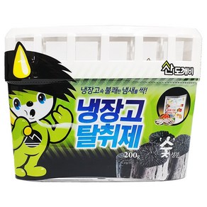 산도깨비 냉장고탈취제 숯(200g) 음식물 냄새제거, 1개, 200g