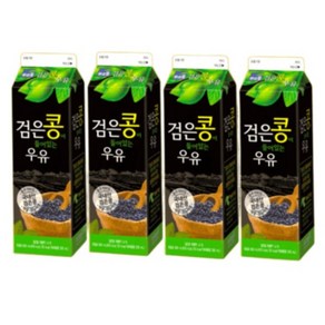 푸르밀 검은콩이 들어있는 우유 900ml 국내산, 4개