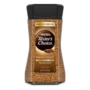 Nescafe Taste's Choice 인스턴트 커피 프렌치 로스트 198.4g(7oz)