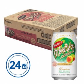 [한정특가] 초야 요와나이 우메슈 소다 (논알콜) X 24캔, 350ml