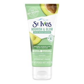 St. Ives Nouish & Glow 페이스 모이스처라이저 아보카도 85g(3온스), 1개