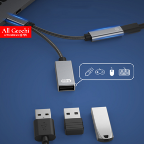 USB 2.0 포트 연결 C타입 PD 30W 급속 충전 듀얼 USB-C젠더 스팀덱 허브, 30W(실버), C타입 듀얼젠더(C타입 충전+USB OTG), 1개