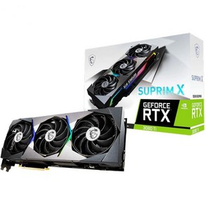 MSI GeFoce RTX 3080 Ti SUPRIM X 12G 게이밍 그래픽 카드 12GB GDDR6X 1845MHz PCI Expess 4세대 384비트 3배 DP v