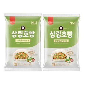 삼립 미니 호빵 야채 6개입 240g 꼬마 냉동 효모 야채빵, 12개