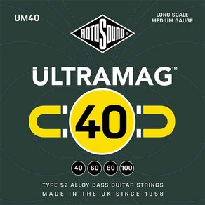 RotoSound - Ultamag Bass Medium Long Scale / 베이스 스트링 040-100 (UM40), *, *, 1개