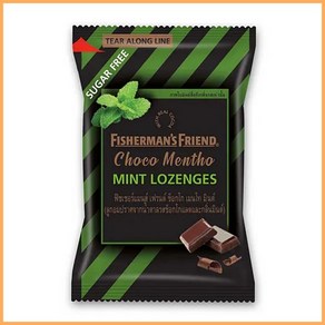 피셔맨 프랜드 영국 목캔디 CHOCO MENTHO MINT 맛 (무설탕), 25g, 5개