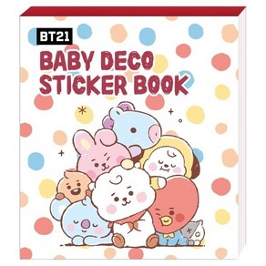 BT21 베이비 데코 스티커북, 1개