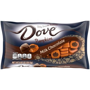 Dove Pomises Milk Chocolate Pumpkins Halloween Candy - 8.87oz, 1개, 1) milkchocolate - 1, 251.5g