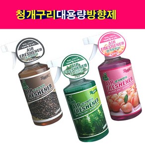 청개구리 방향제 헤이즐럿향 산림향 복숭아향 500ml, 1개