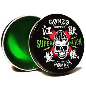 말레이시아 곤조 슈퍼슬릭 포마드 헤어왁스 GONZO POMADE 150g