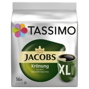 Tassimo 타시모 커피 캡슐 야콥스 크뢰늉, 1개, 9g, 16개입