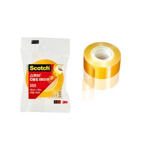 3M 스카치다용도테이프리필 18mm 스카치테이프, 550R 18mmx20m