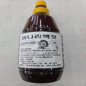 영진젓갈식품 까나리액젓 국산 백령도, 1개, 2kg