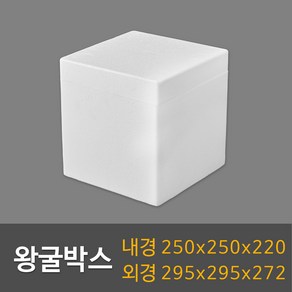 택배용 식품용 스티로폼박스 묶음판매, 1개, 왕굴박스(16ea)