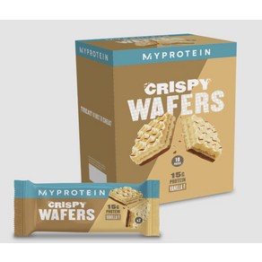 42g 10개입 마이프로틴 크리스피 웨이퍼 와퍼 바닐라 단백질간식 Myprotein crispy wafers