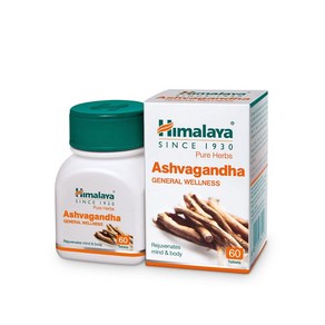 Himalaya Ashvagandha 히말라야 아슈바간다 - 일반 건강 정제 60정  스트레스 해소  몸과 마음을 젊어지게 합니다.