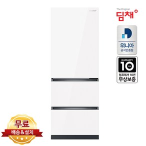 위니아 딤채 EDT33JBPYWT [공식인증점] 2024년형 스탠드형 화이트 김치냉장고 330L, EDT33JBPYWT 대체