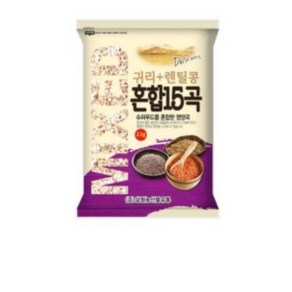 삼원농산 귀리+렌틸콩 혼합 15곡, 2kg, 3개