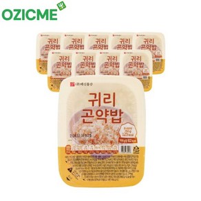 (오직미)귀리곤약밥 즉석밥 150gx12개 대신곤약 밥맛은 그대로 칼로리는 반으로, 150g