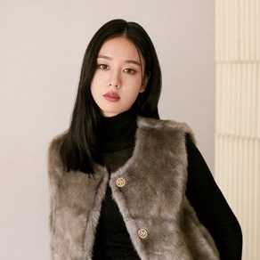 셀렙샵에디션 온플 24FW FAUX밍크 버튼업 베스트