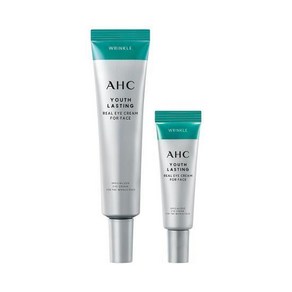 AHC 유스래스팅 리얼 아이크림 포 페이스 스페셜 링클케어 세트 35ml+7ml, 1세트