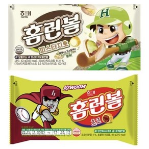 홈런볼 피스타치오 + 홈런볼 KBO 키움, 43g, 1개