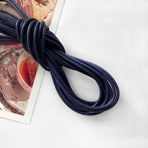 헤세드 (4마/360cm) 2mm 오시도리 면끈 스트링끈 팔찌끈 (9컬러), 1개, 네이비