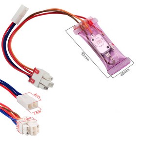 냉장고 제상기 온도 조절기 바이메탈 제상 액세서리 N12-5 도 3 케이블 AC 250V 10A-7 섭씨
