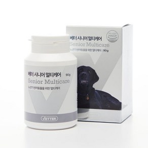 베터 시니어 멀티케어 파우더 영양제 (90g) 노견영양제 강아지종합영양제, 베터 시니어 멀티케어 파우더 영양제 (90g) 노견영양, 90g, 1개