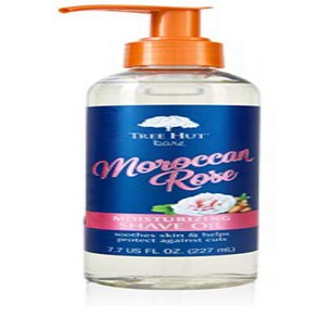 Tee Hut Bae Mooccan Rose Moistuizing Shave Oil Tee Hut 베어 모로칸 로즈 모이스춰라이징 셰이브 오일 7.7 fl oz 젤-투, 1개, 227ml