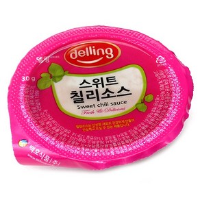 푸드올마켓_ 델링 일회용 스위트칠리소스 한박스(30g x 100ea), 100개, 30g