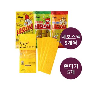 초당옥수수 쫀디기 네모스낵 3종 세트 (불고기/매콤/치킨) - 건강한 추억의 간식, 1세트, 315g