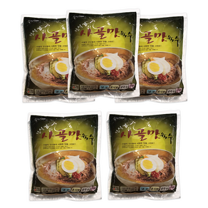 맛있는 물냉 비냉 재료모음 / 냉면육수 참설악 사골육수, 5개, 330g