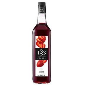 1883 시럽 스트로베리 1000ml 6개 박스, 1L