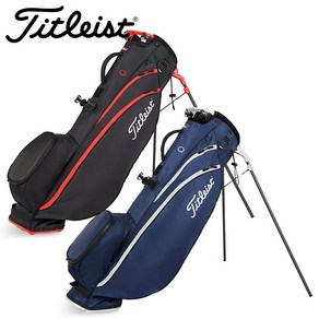 타이틀리스트 Titleist Playes 4 카본 스탠드백 4분할 남성용 TB22SX5, 검은색