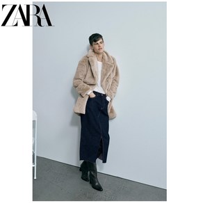 ZARA 자라 에코 퍼 롱자켓