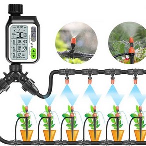 미스팅기 분무기 파충류 스프레이 식물 사육장, 1개, 센서 시간 지정 꽃 급수기 + 콘센트 커넥터