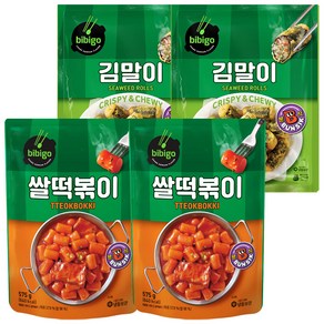 [CJ]비비고 김말이2개+쌀떡볶이2개, 단품, 575g, 1개