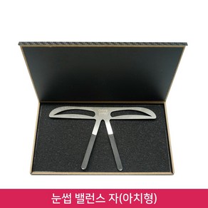 밸런스 룰러 눈썹 디자인 가이드, 1개, 아치형