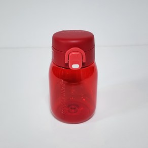 타파웨어 에코물통 원터치 클리어 미니 350ml 1P 레드, 1개