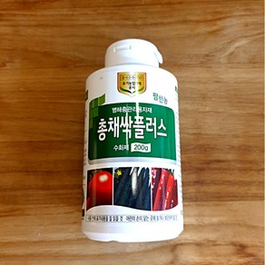 총채벌레 약 방제 총채싹플러스 200g 수화제 + 계량스푼 1개 세트 팜한농 바이러스제 고추 오이 백강균 칼라병 유기농 수박 토마토