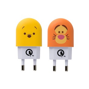 디즈니 USB 고속충전기 퀵차지 QC 급속충전기 티거 디즈니썸썸, 1개