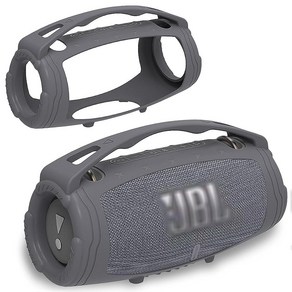 JBL Xteme 3 휴대용 블루투스 스피커용 실리콘 커버 케이스 스피커 액세서리용 보호 스킨 케이스(케이스만 해당)(블랙), 회색, 4) 회색, 1개