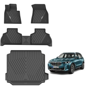 BMW 뉴X5 G05 3W 에코라이너 TPE 카매트 3D 5D 6D 2018.06 ~, 3W 에코라이너_트렁크매트