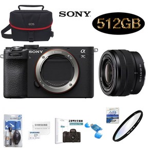 SONY 풀프레임 미러리스 A7C2+FE 28-60mm F4-5.6+512G+KENKO AIR UV 필터+미러리스카메라BAG+크리닝킷+LCD필름+리더기 고용량 풀패키지