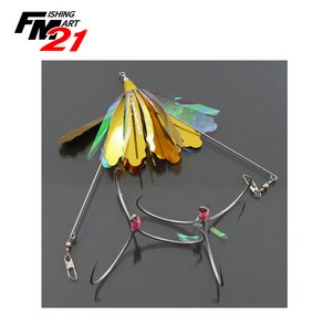 빙그레 꽃낚시 훌치기 바늘, 1개