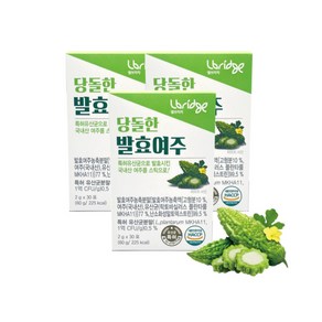 당돌한 발효여주 2g X 30포 3개 국내산 여주분말 스틱, 60g